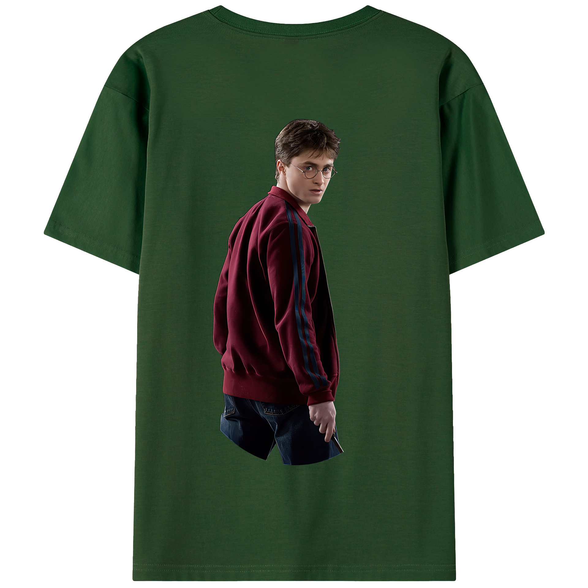 （画像用） Harry Potter ハリー・ポッターシリーズ 綿100％半袖Tシャツ（背面プリント）